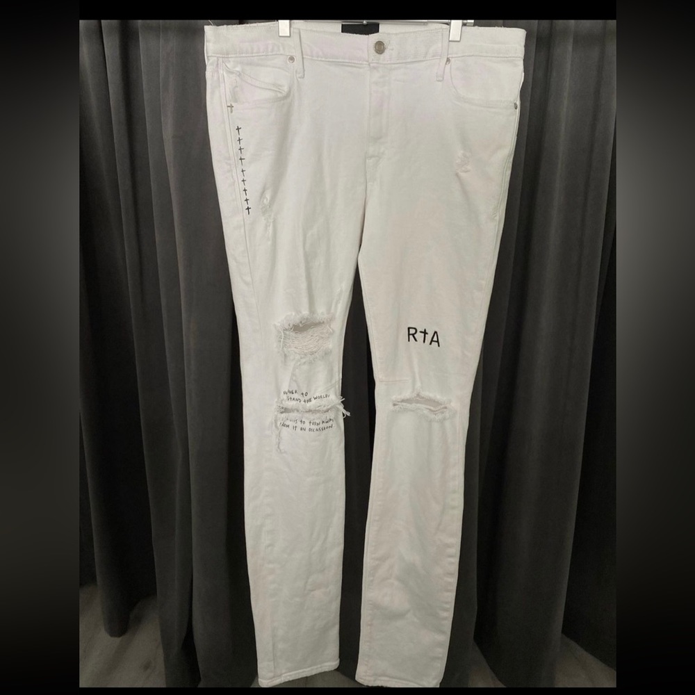 RTA Bryant Artistic Graphic Jeans